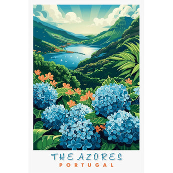 Azores Travel Print - Vacation Art Boutique