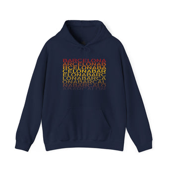 Barcelona Graphic Travel Hoodie - Vacation Art Boutique