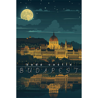 Budapest Buda Castle Wall Art - Vacation Art Boutique