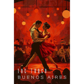 Buenos Aires Tango Travel Print - Vacation Art Boutique