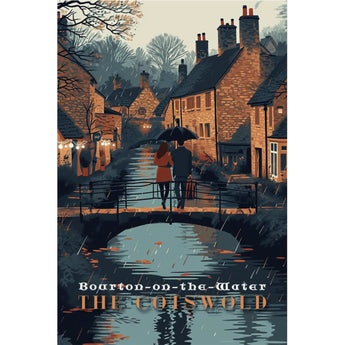 Cotswold Village Travel Print - Vacation Art Boutique
