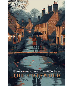 Cotswold Village Travel Print - Vacation Art Boutique