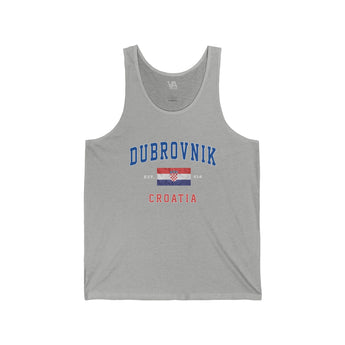 Dubrovnik, Croatia Unisex Jersey Tank - Vacation Art Boutique