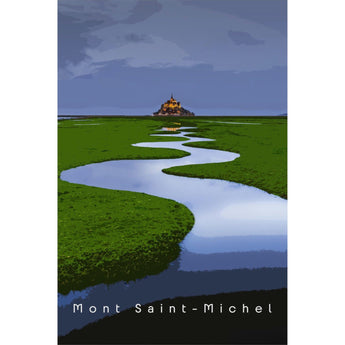 Mont Saint - Michel Travel Print - Vacation Art Boutique