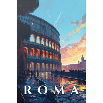 Rome Colosseum Travel Print - Vacation Art Boutique