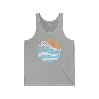 Summer Is Coming Unisex Jersey Tank - Vacation Art Boutique