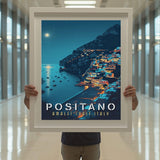 Amalfi Coast Positano Travel Print - Vacation Art Boutique