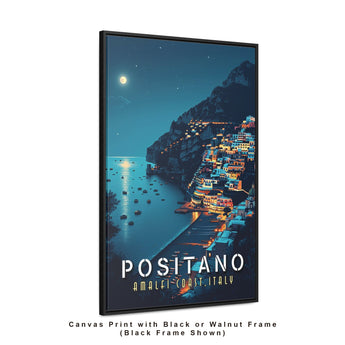 Amalfi Coast Positano Travel Print - Vacation Art Boutique