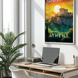 Ancient Acropolis Travel Print - Vacation Art Boutique