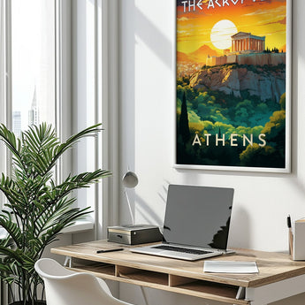 Ancient Acropolis Travel Print - Vacation Art Boutique