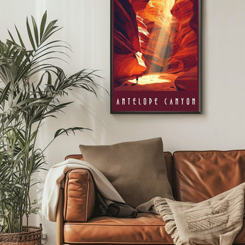 Antelope Canyon Travel Print - Vacation Art Boutique