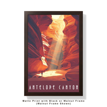 Antelope Canyon Travel Print - Vacation Art Boutique