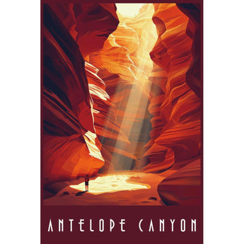 Antelope Canyon Travel Print - Vacation Art Boutique