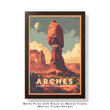 Arches National Park Balancing Rock Travel Print - Vacation Art Boutique