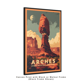 Arches National Park Balancing Rock Travel Print - Vacation Art Boutique