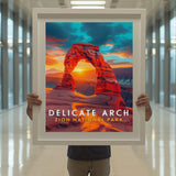 Arches National Park Delicate Arch Travel Print - Vacation Art Boutique