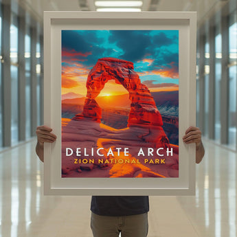 Arches National Park Delicate Arch Travel Print - Vacation Art Boutique