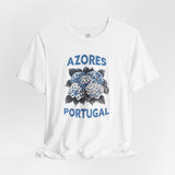 Azores Hydrangea Unisex Tee - Vacation Art Boutique