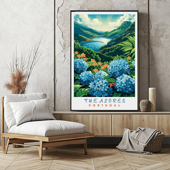 Azores Travel Print - Vacation Art Boutique