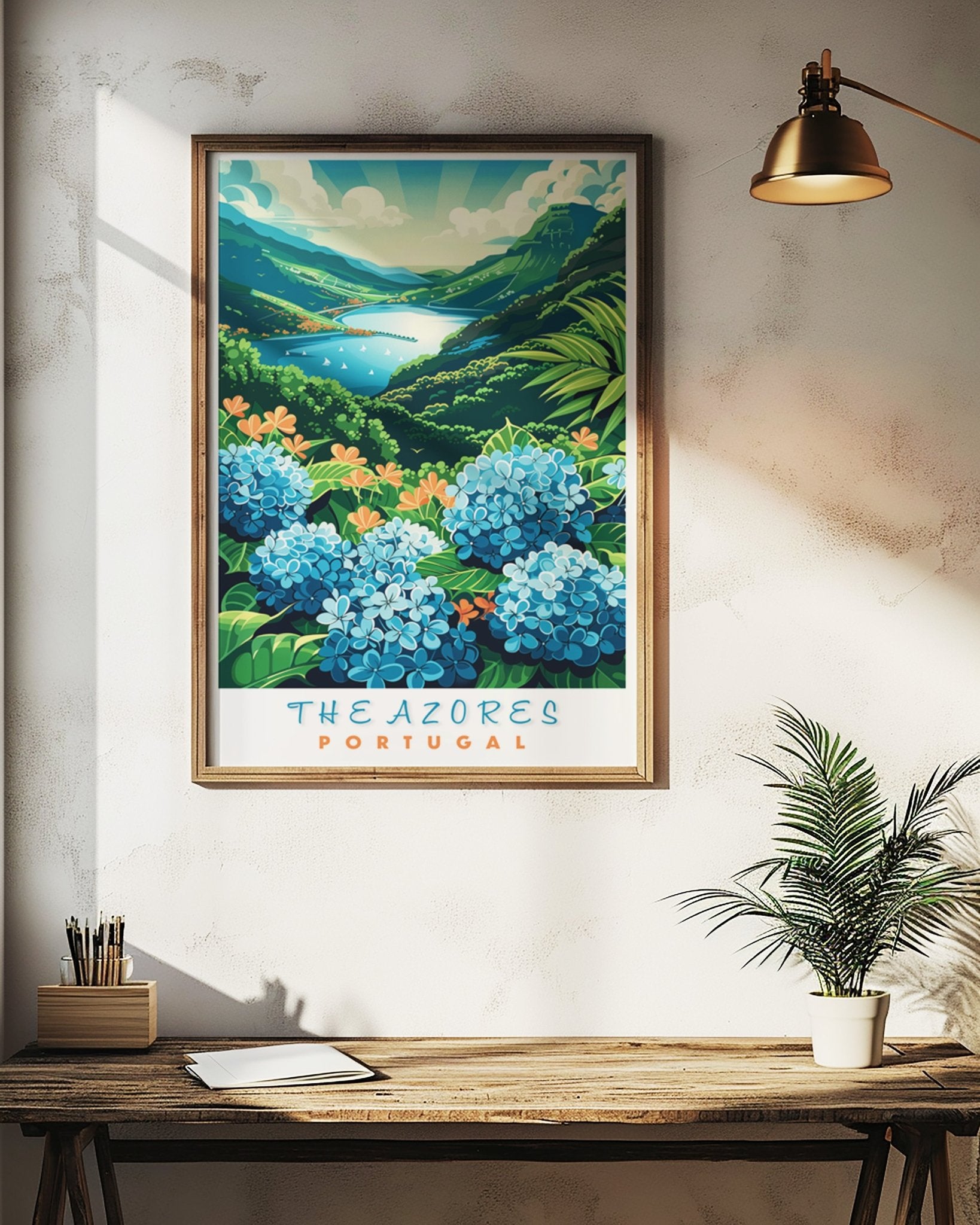 Azores Travel Print - Vacation Art Boutique