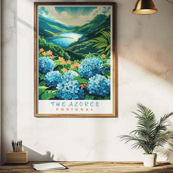 Azores Travel Print - Vacation Art Boutique