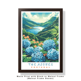 Azores Travel Print - Vacation Art Boutique