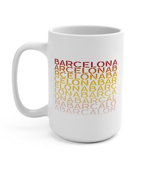 Barcelona Graphic Print Mug - Vacation Art Boutique