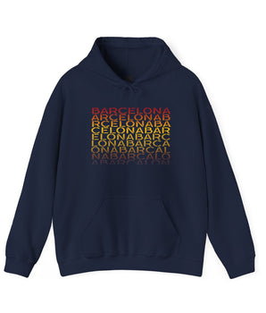 Barcelona Graphic Travel Hoodie - Vacation Art Boutique