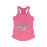 Because Adulting Can Wait Women's Racerback Tank - Vacation Art Boutique