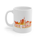 Berlin Skyline Silhouette Coffee Mug - Vacation Art Boutique