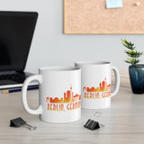 Berlin Skyline Silhouette Coffee Mug - Vacation Art Boutique