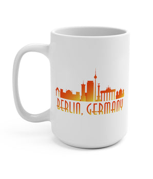 Berlin Skyline Silhouette Coffee Mug - Vacation Art Boutique