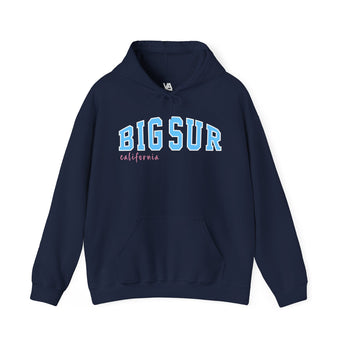 Big Sur California Athletic Vacation Hoodie - Vacation Art Boutique