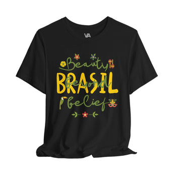 Brasil Beauty Beyond Belief Unisex Vacation T-Shirt - Vacation Art Boutique