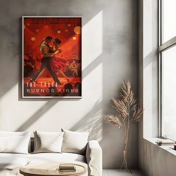 Buenos Aires Tango Travel Print - Vacation Art Boutique