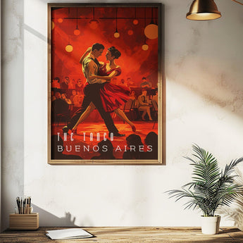 Buenos Aires Tango Travel Print - Vacation Art Boutique