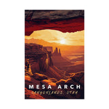 Canyonlands National Park Mesa Arch Travel Print - Vacation Art Boutique