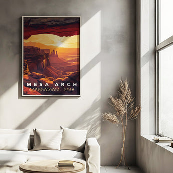 Canyonlands National Park Mesa Arch Travel Print - Vacation Art Boutique