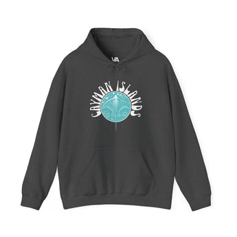 Cayman Islands Stingray Hoodie - Vacation Art Boutique