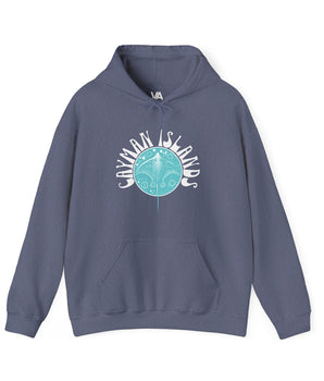 Cayman Islands Stingray Hoodie - Vacation Art Boutique