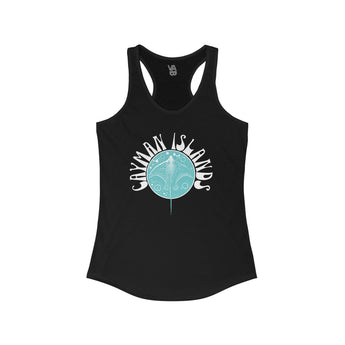 Cayman Islands Stingray Women's Racerback Tank - Vacation Art Boutique