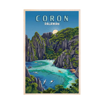 Coron Palawan Travel Wall Art - Vacation Art Boutique