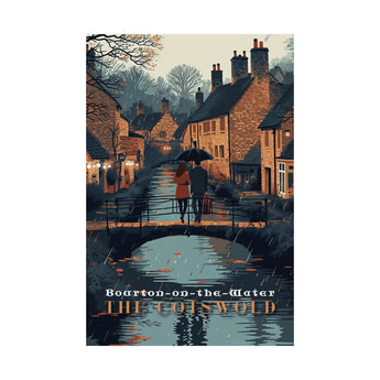 Cotswold Village Travel Print - Vacation Art Boutique