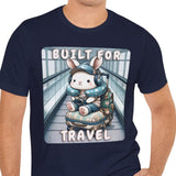 Cute Bunny Travel Unisex Tee - Vacation Art Boutique