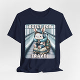 Cute Bunny Travel Unisex Tee - Vacation Art Boutique