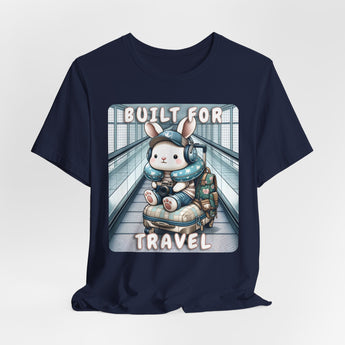 Cute Bunny Travel Unisex Tee - Vacation Art Boutique