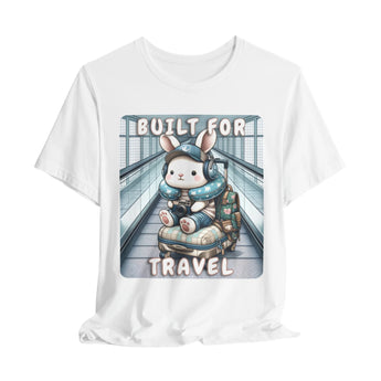 Cute Bunny Travel Unisex Vacation Tee - Vacation Art Boutique