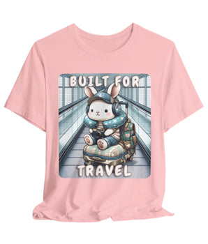 Cute Bunny Travel Unisex Vacation Tee - Vacation Art Boutique