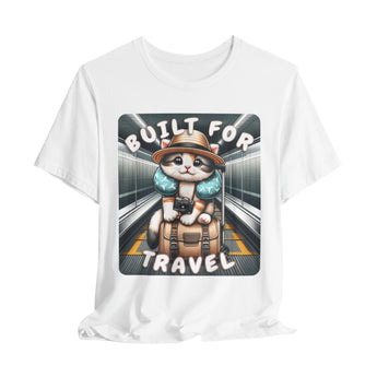Cute Kitten Travel Unisex Vacation Tee - Vacation Art Boutique