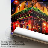 Dublin Temple Bar Travel Print - Vacation Art Boutique